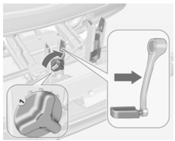 Fixation du vélo sur le système de transport arrière